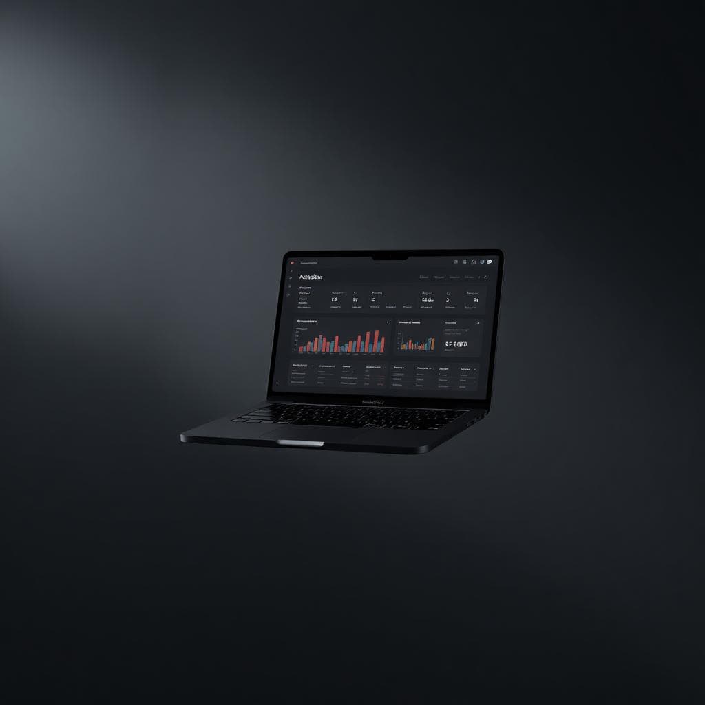 SaaS product mockup